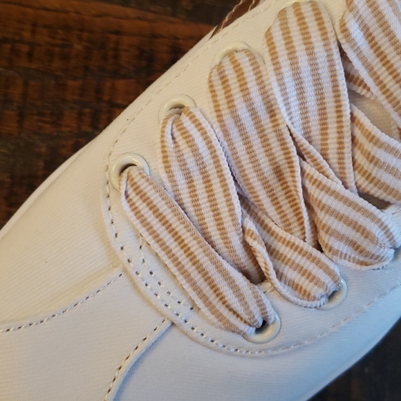 J Crew Tretorn slip-on sneaker rose gold L8737 - Picture 4 of 5